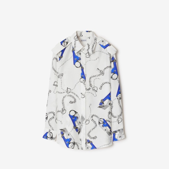 Knight Hardware Silk Shirt - new with tags, unworn - Picture 1 of 7